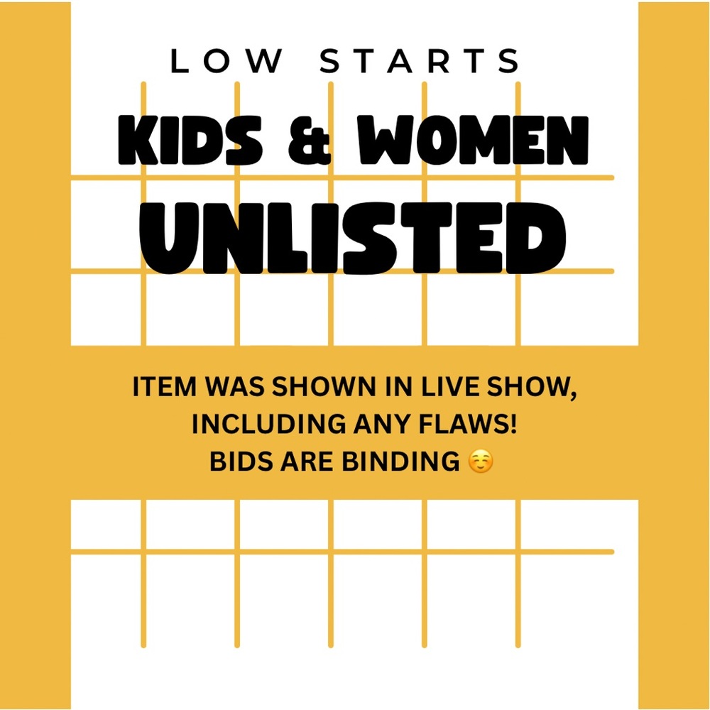 UNLISTED ITEM KIDS/WOMENS